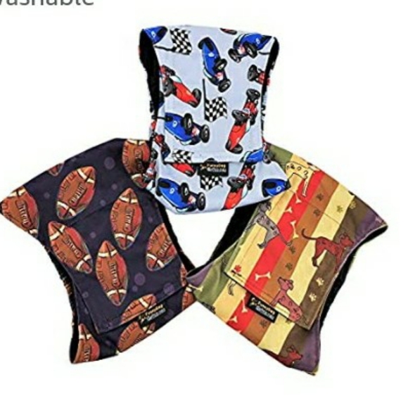 Male Dog Belly bands 3 pack sz Lg 18" x 20" Pet Diapers nip - Picture 6 of 7